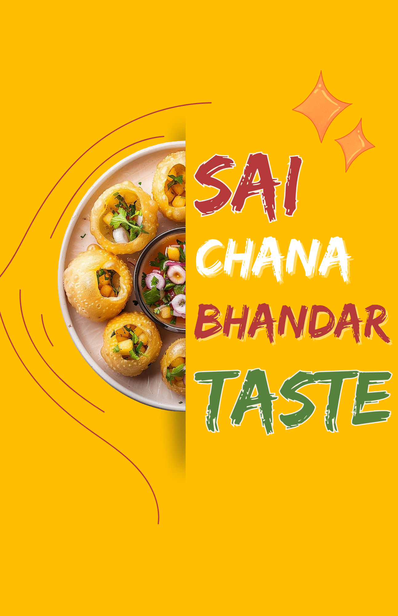 yellow food promotion new indian restaurant menu 1